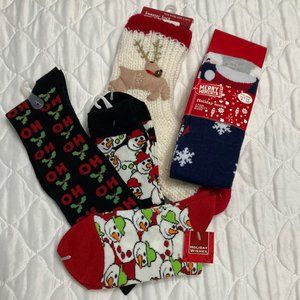 NWT * Christmas Socks Bundle